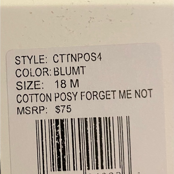 Designer embroidered baby romper, 18M - Picture 4 of 4